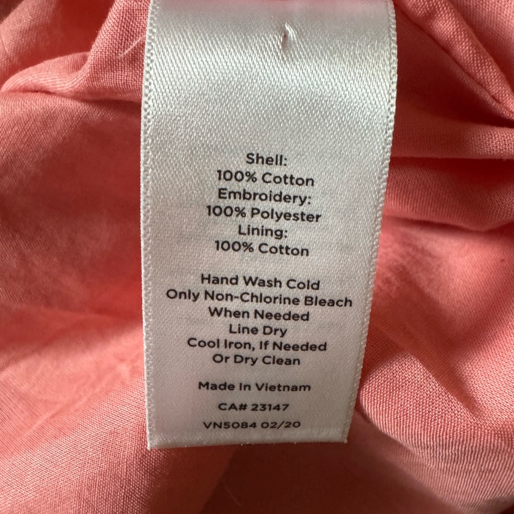 Talbots embroidered palm tree shift dress Size 8 - Picture 12 of 12